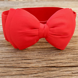 Enchanting Red Bow Belt Women