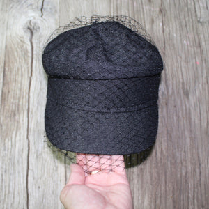 Denim Lace Hat