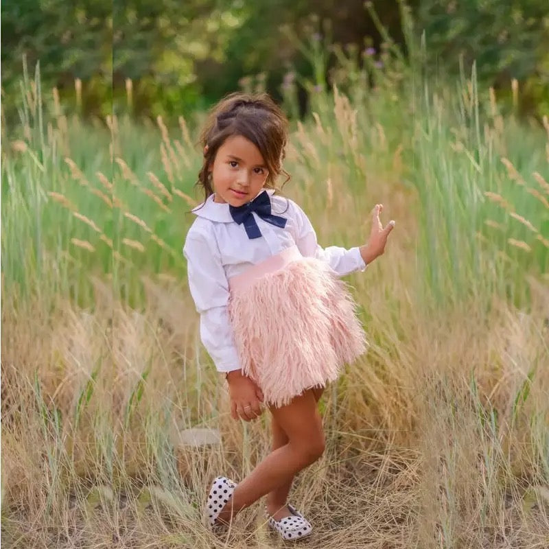 Fluffy Pink Skirt