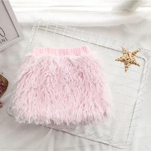 Fluffy Pink Skirt