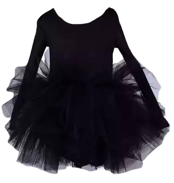 Tutu Dress Black Long Sleeve – Super Fancy Kids