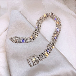 Bling Rhinestone Choker Necklace