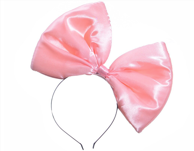 Oversized Satin Bow Headband
