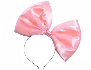 Oversized Satin Bow Headband