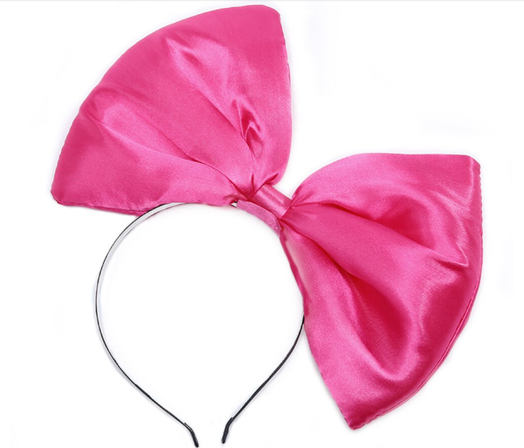 Oversized Satin Bow Headband