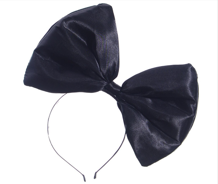 Oversized Satin Bow Headband