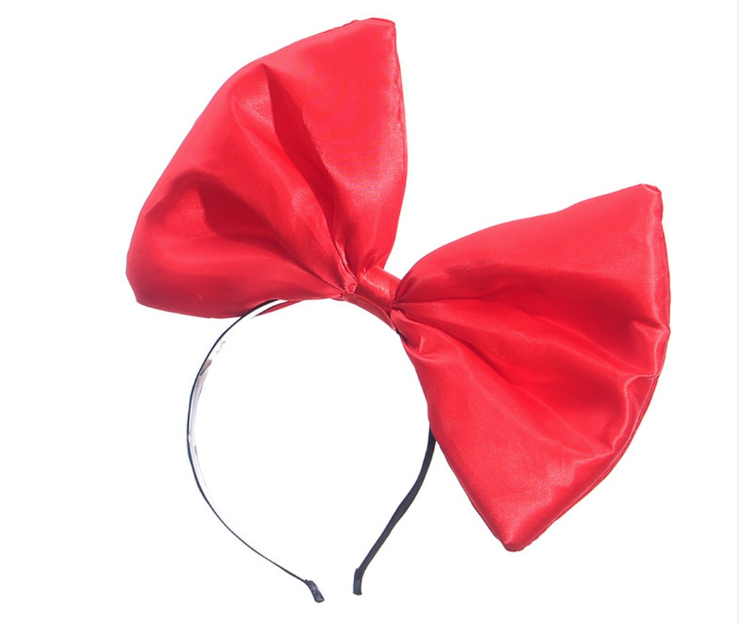 Oversized Satin Bow Headband