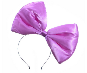 Oversized Satin Bow Headband