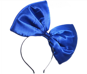 Oversized Satin Bow Headband