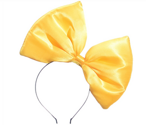 Oversized Satin Bow Headband