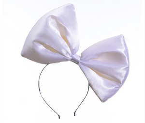 Oversized Satin Bow Headband
