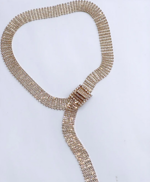 Bling Rhinestone Choker Necklace