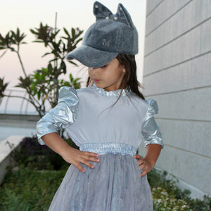 Velvet Hat with Bow