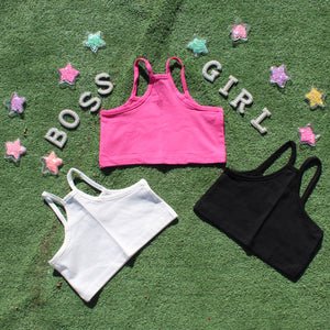 Kids Racerback Crop Top