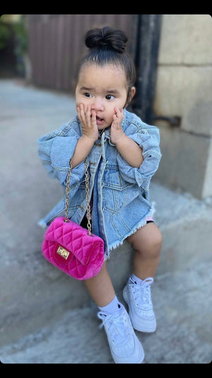 Monnalisa velvet bag
