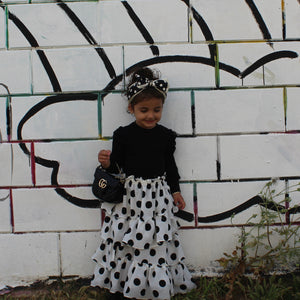 Polka Dot Maxi Skirt