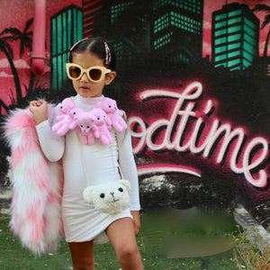 Frosted Sugar Faux Fur Vest