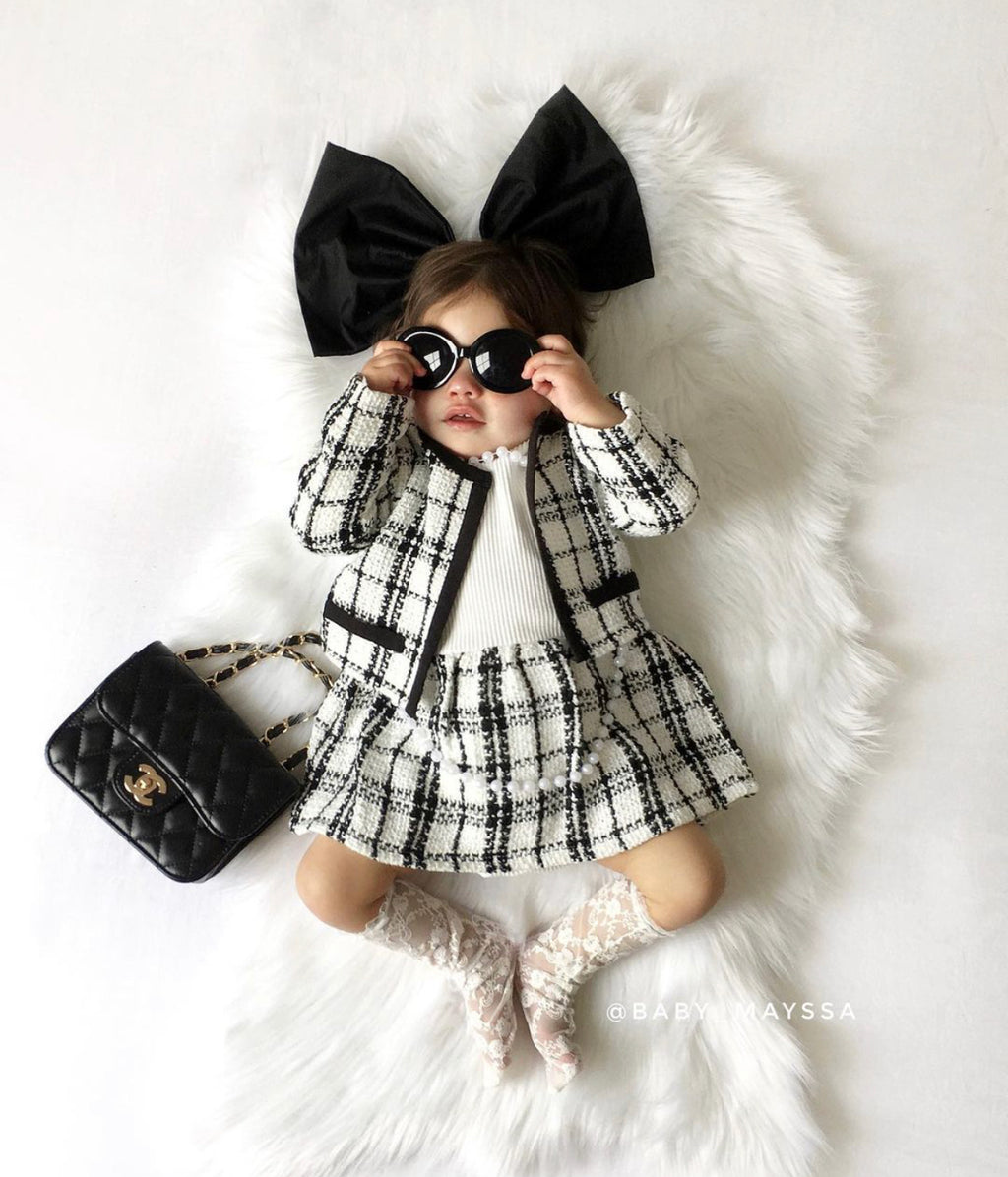 Polished Femininity Tweed Set