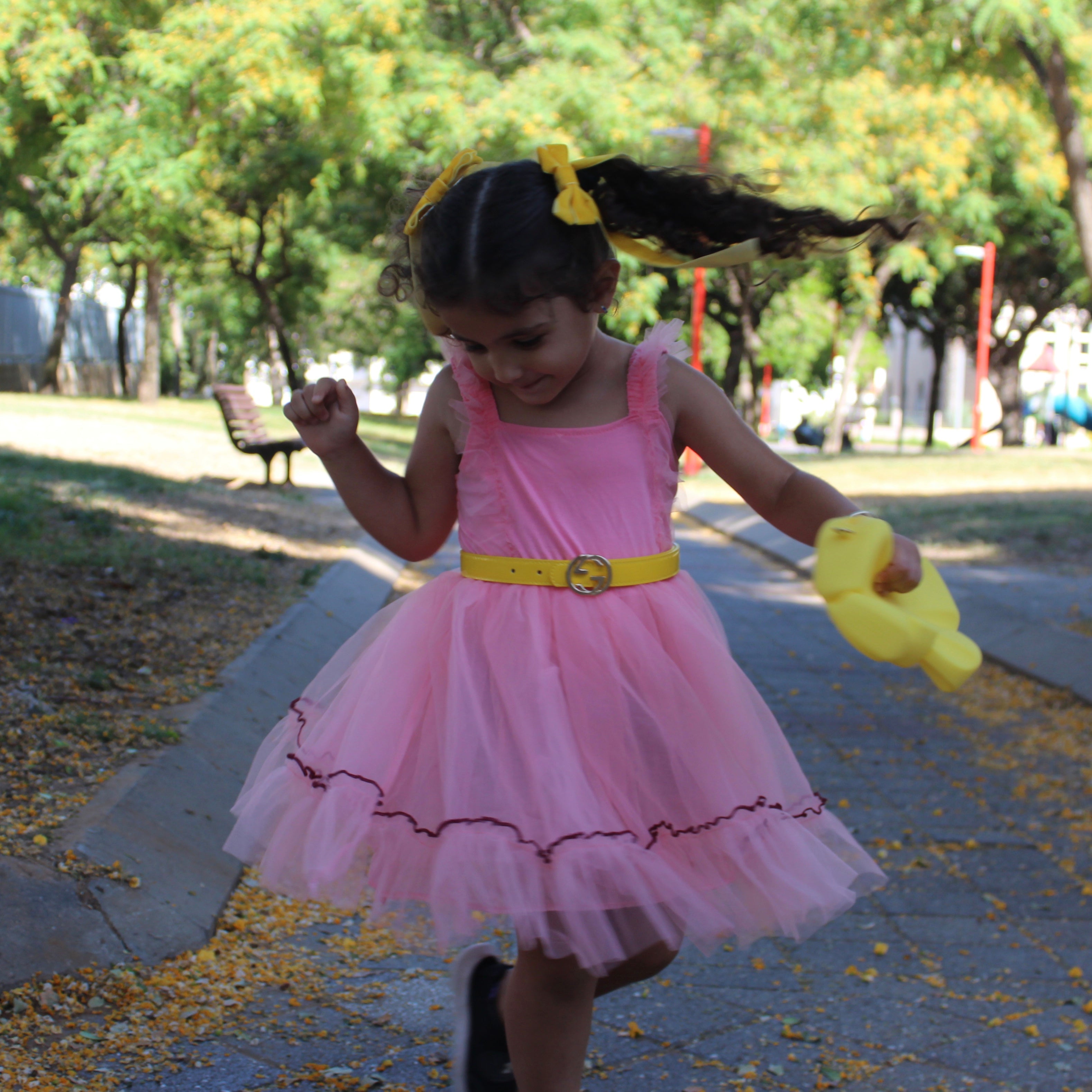 Sunshine Velvet Hair Bow Clips