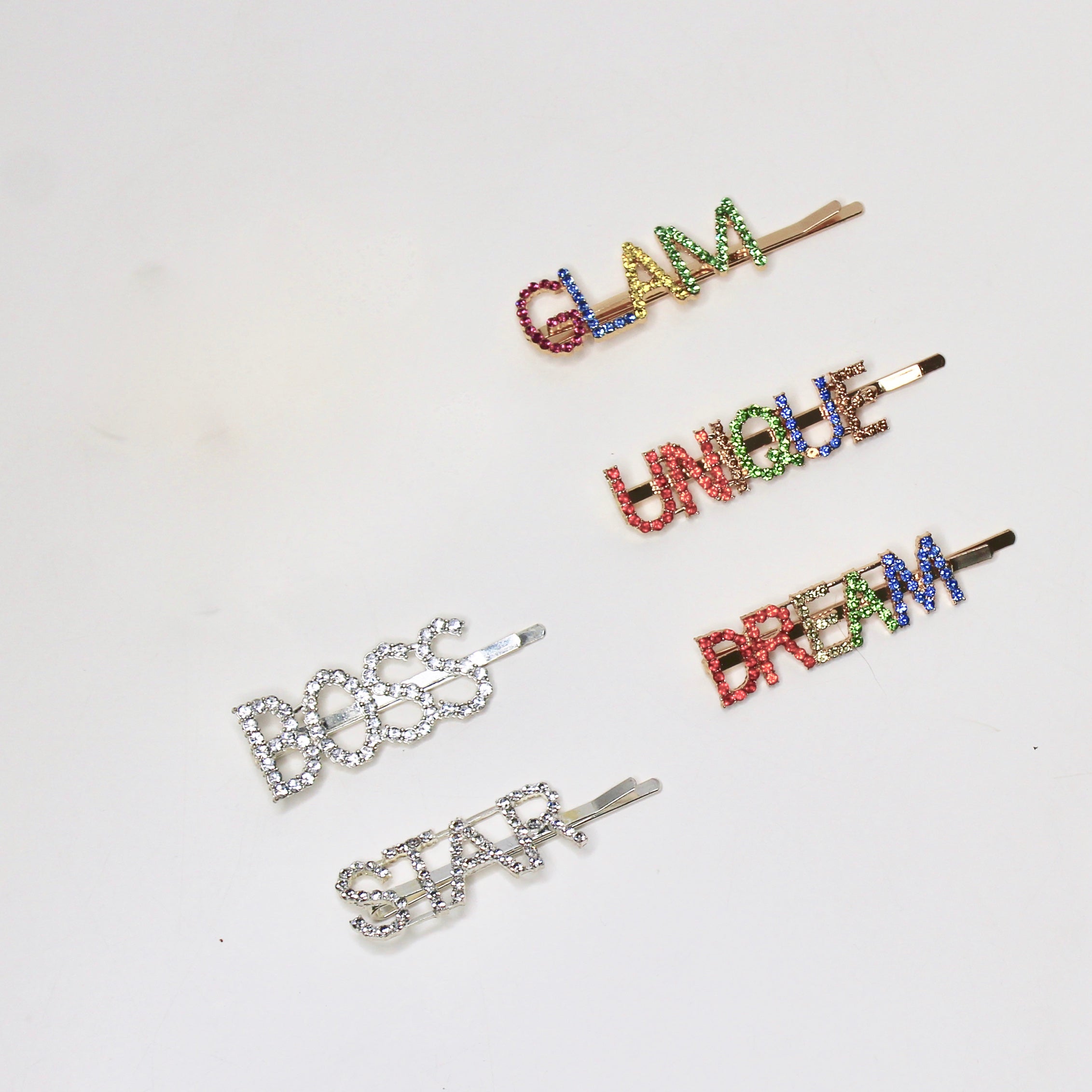 Glam Statement Hair Pins & Brooch