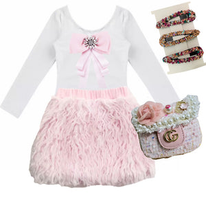 Fluffy Pink Skirt