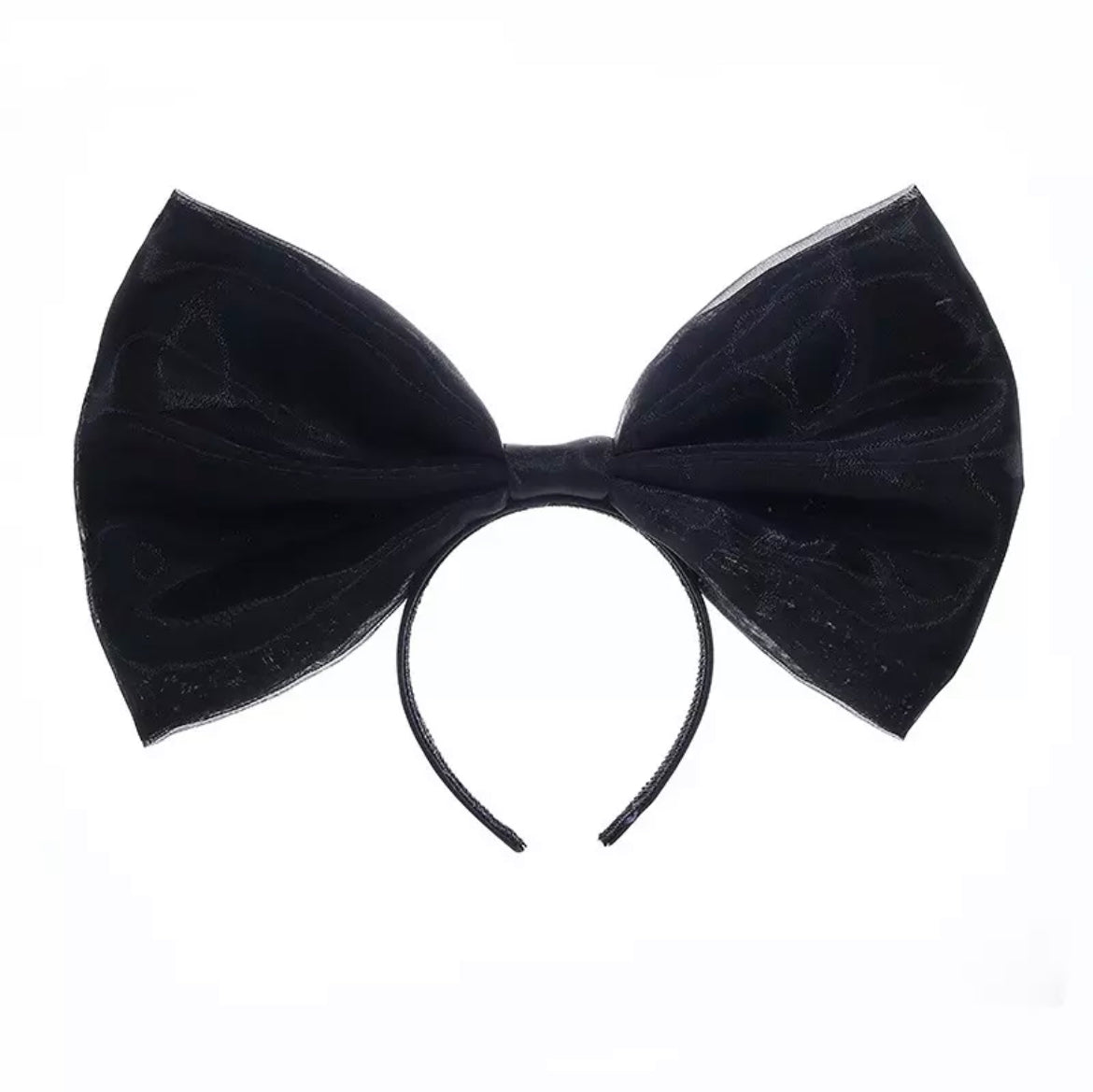 Oversized Tulle Bow Headband