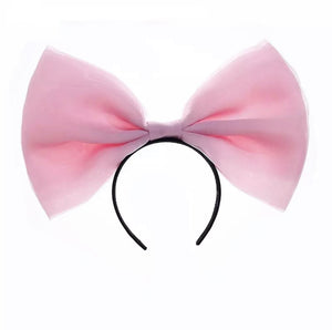 Oversized Tulle Bow Headband