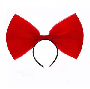 Oversized Tulle Bow Headband