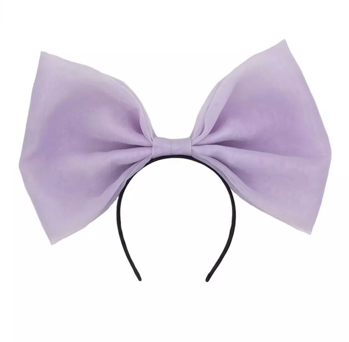 Oversized Tulle Bow Headband