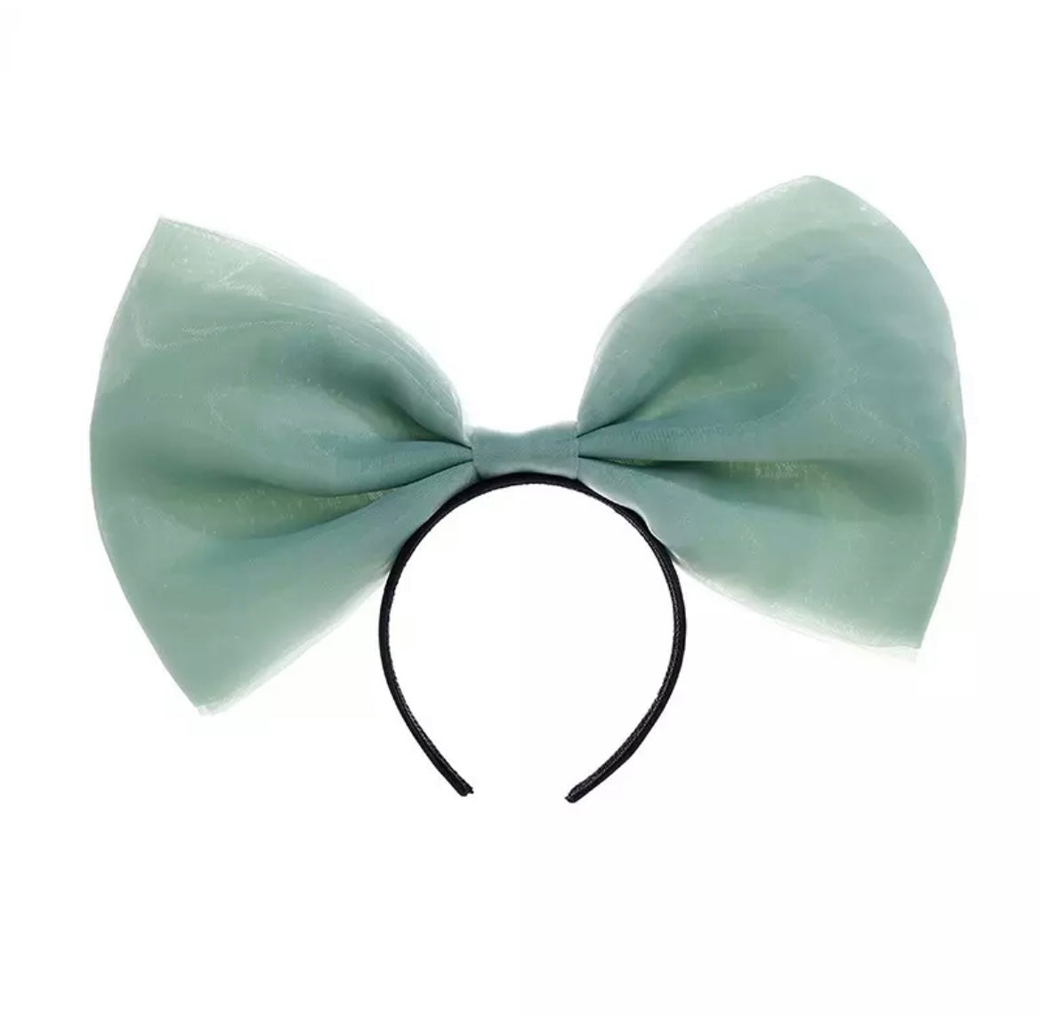 Oversized Tulle Bow Headband