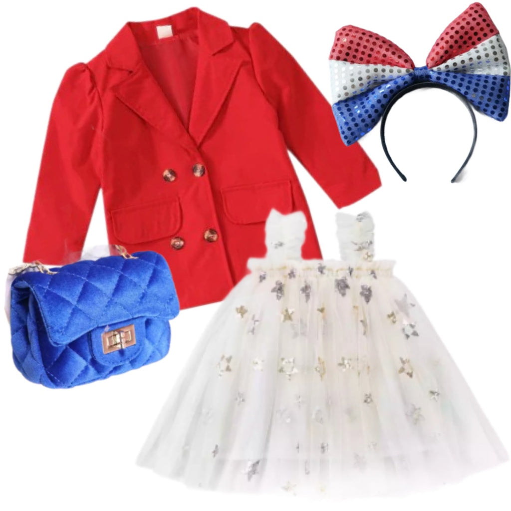 Sequin Star Tulle Tutu Dress