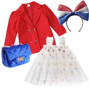 Sequin Star Tulle Tutu Dress