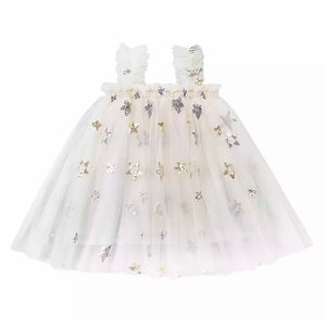 Sequin Star Tulle Tutu Dress