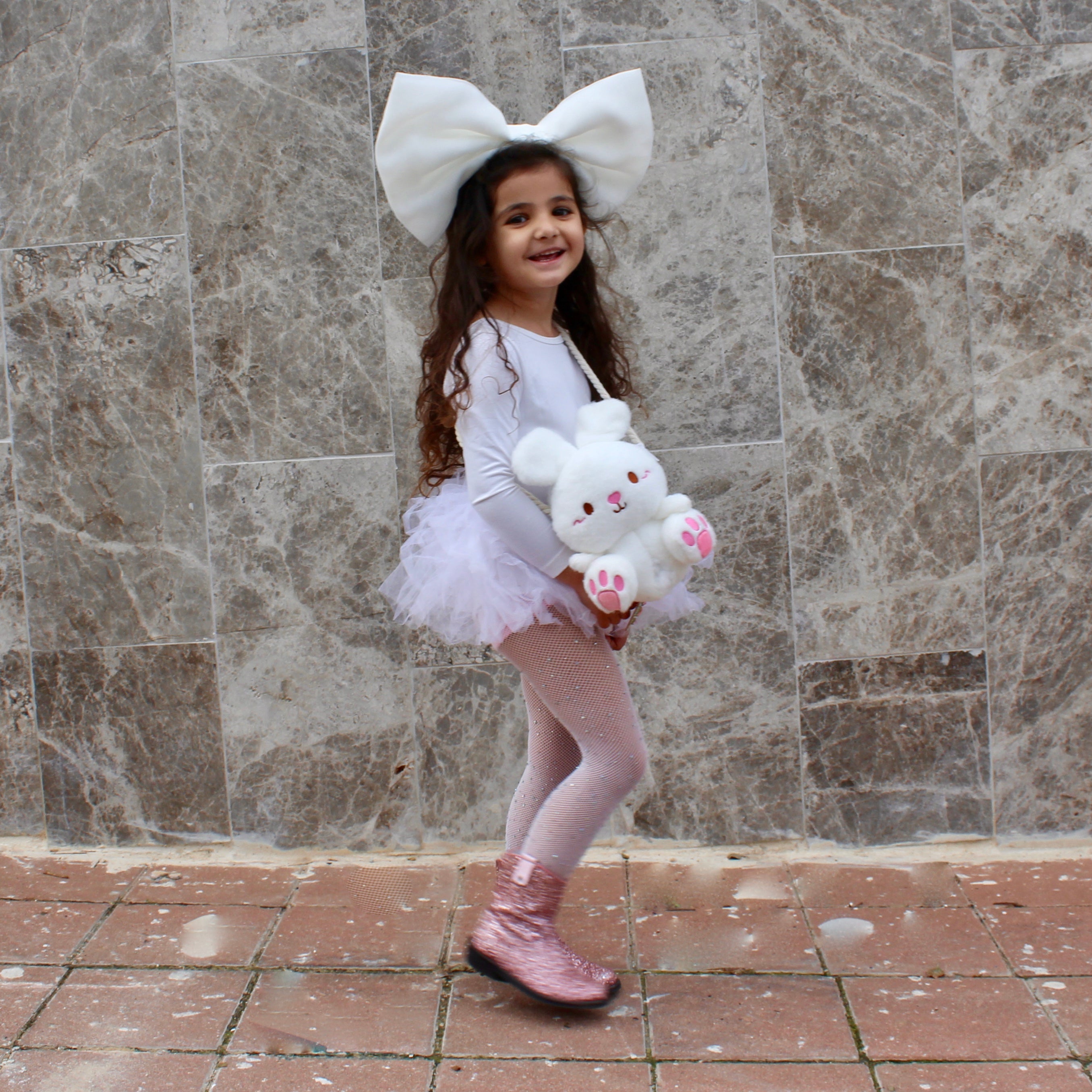 Tutu Dress White Long Sleeve