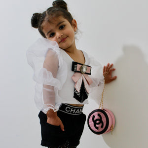 Luxury Rhinestone Bow Pin