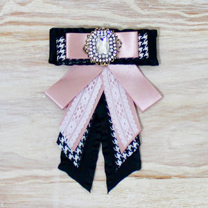 Luxury Rhinestone Bow Pin
