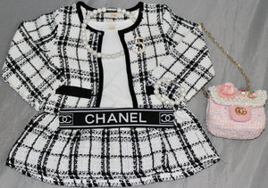 Polished Femininity Tweed Set