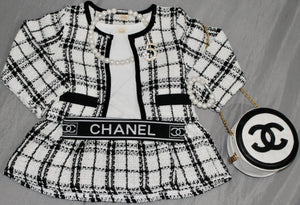 Polished Femininity Tweed Set