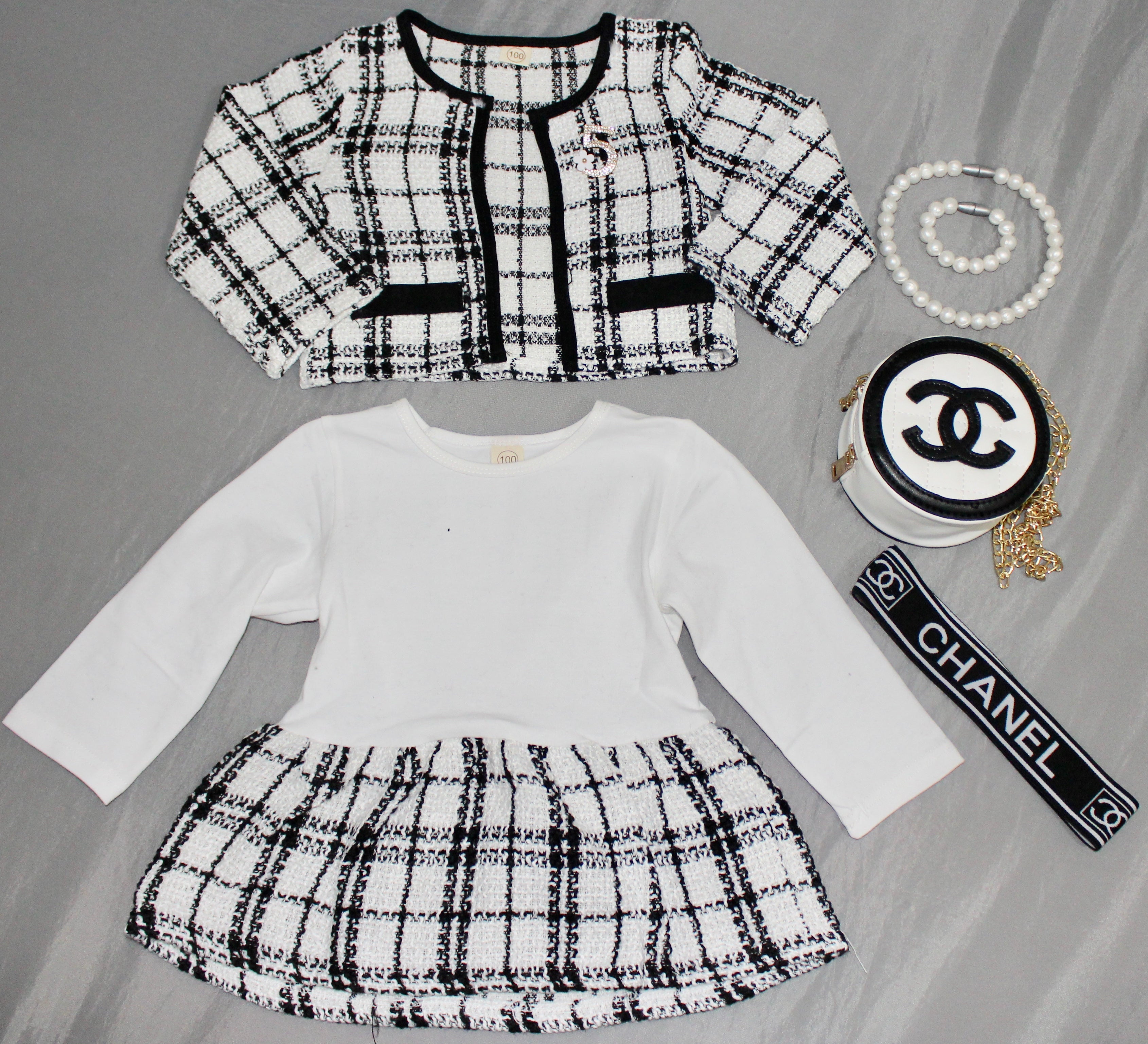 Polished Femininity Tweed Set