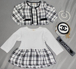 Polished Femininity Tweed Set