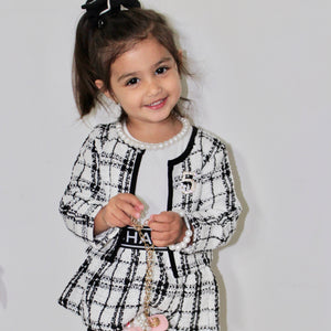 Polished Femininity Tweed Set