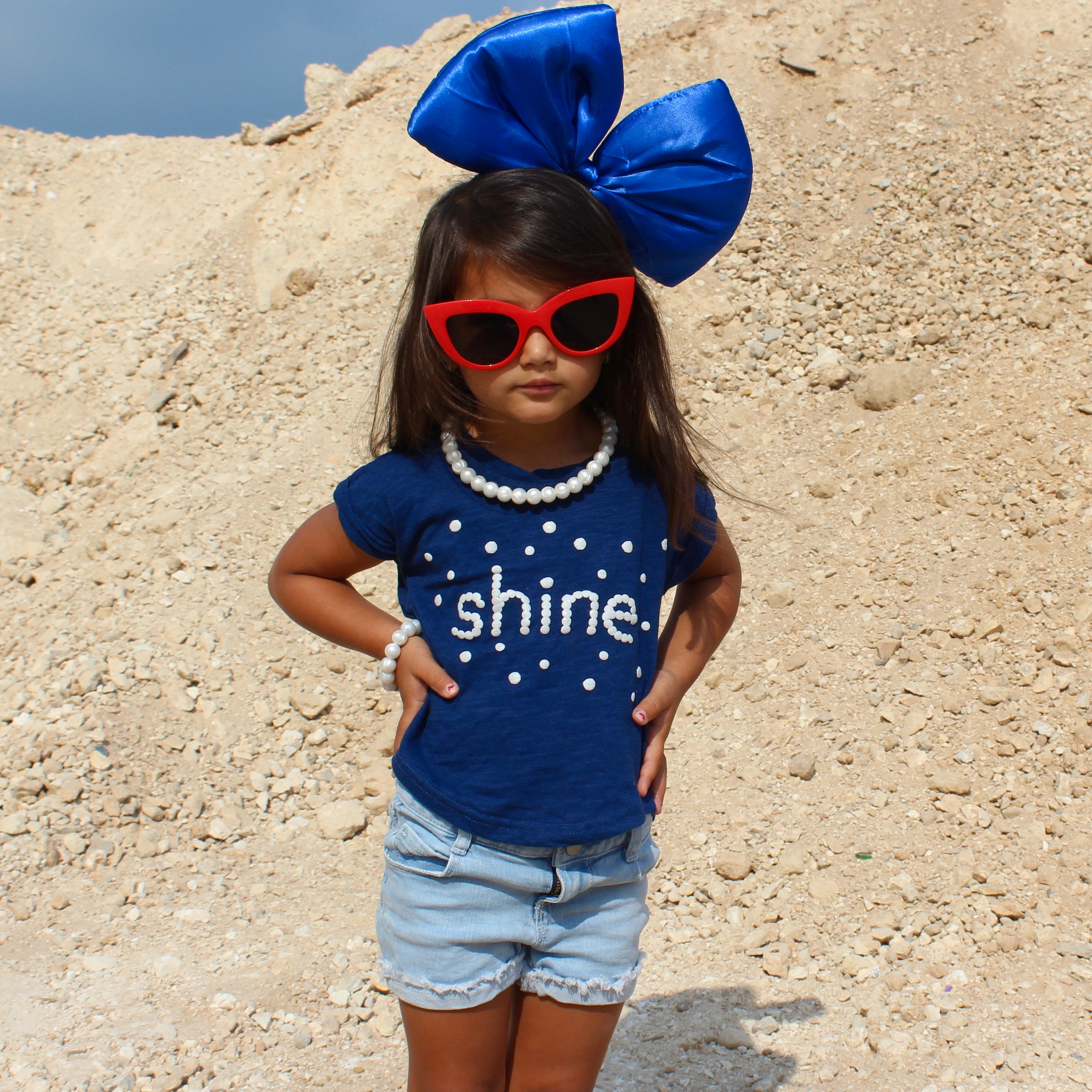 Oversized Satin Bow Headband