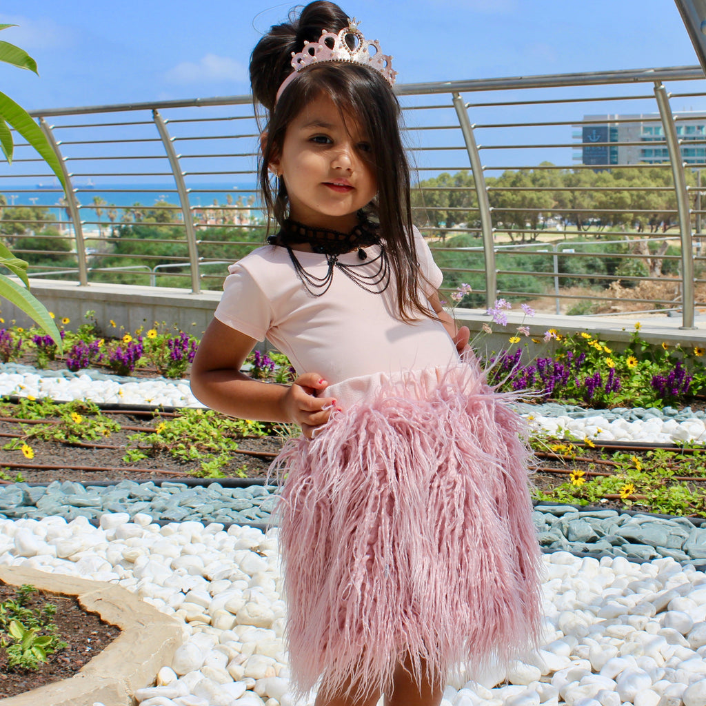 Fluffy Pink Skirt