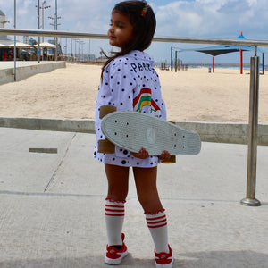 Rainbow Paradise Button Up Shirt