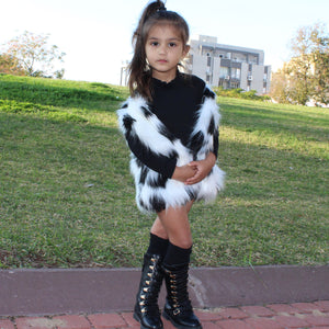 Ruffle knee high socks