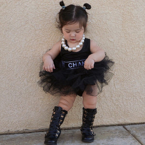 Lace Up Boot Black