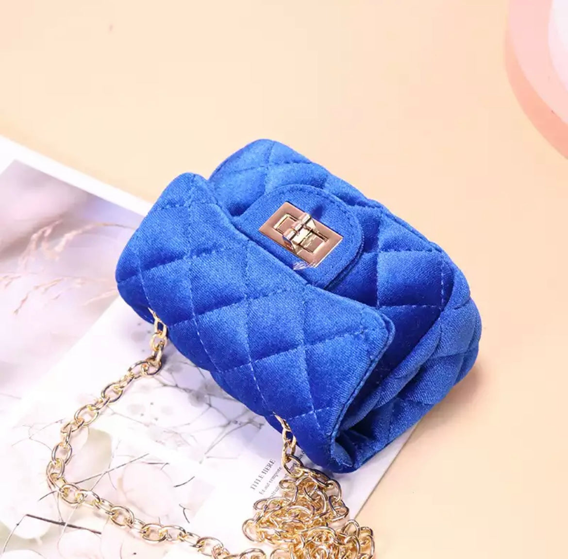 Monnalisa velvet bag