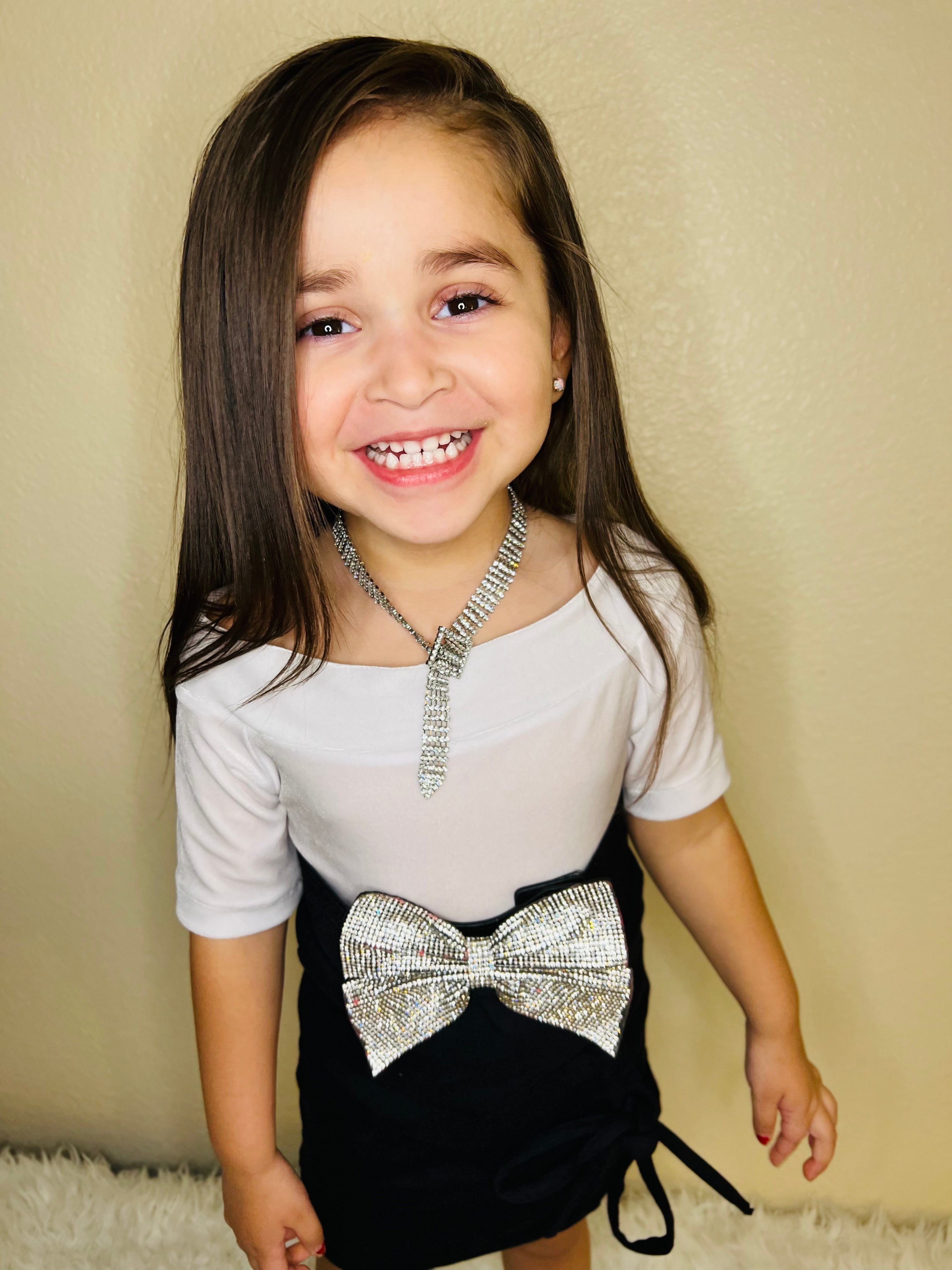 Sparkly Crystals Bling Bow Belt
