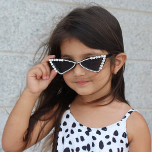 Bling Cat Eye Kids Glasses