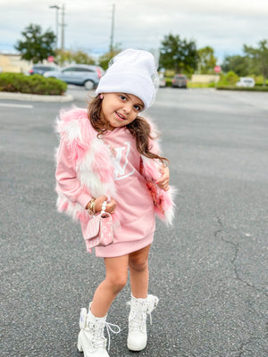 Frosted Sugar Faux Fur Vest